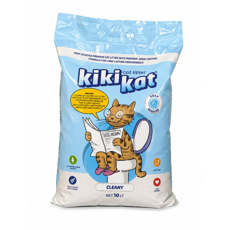 Kiki Kat - Cat Litter - Soap Scented - Clean - 10 L