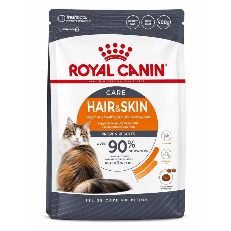 Royal Canin - Hair & Skin Care - Cat Adult Dry Food - 400g