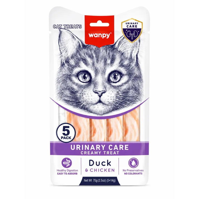 Wanpy - Creamy Treat - Urinary Care - Duck & Chicken - 5 Pack