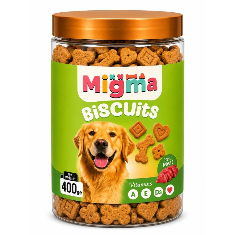 Migma - Beef Dog Biscuits - Premium Treats - 400 G